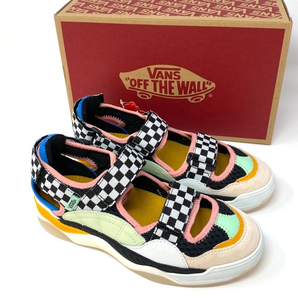 VANS Varix Wc Tri-Lock Checker Multi Suede Canva Women's Sizes 7 VN0A4U1NXWA - Picture 6 of 8